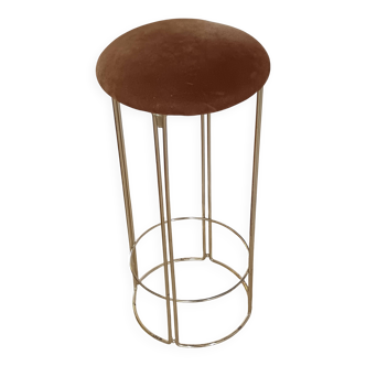 Tabouret cage oiseaux à structure filaire