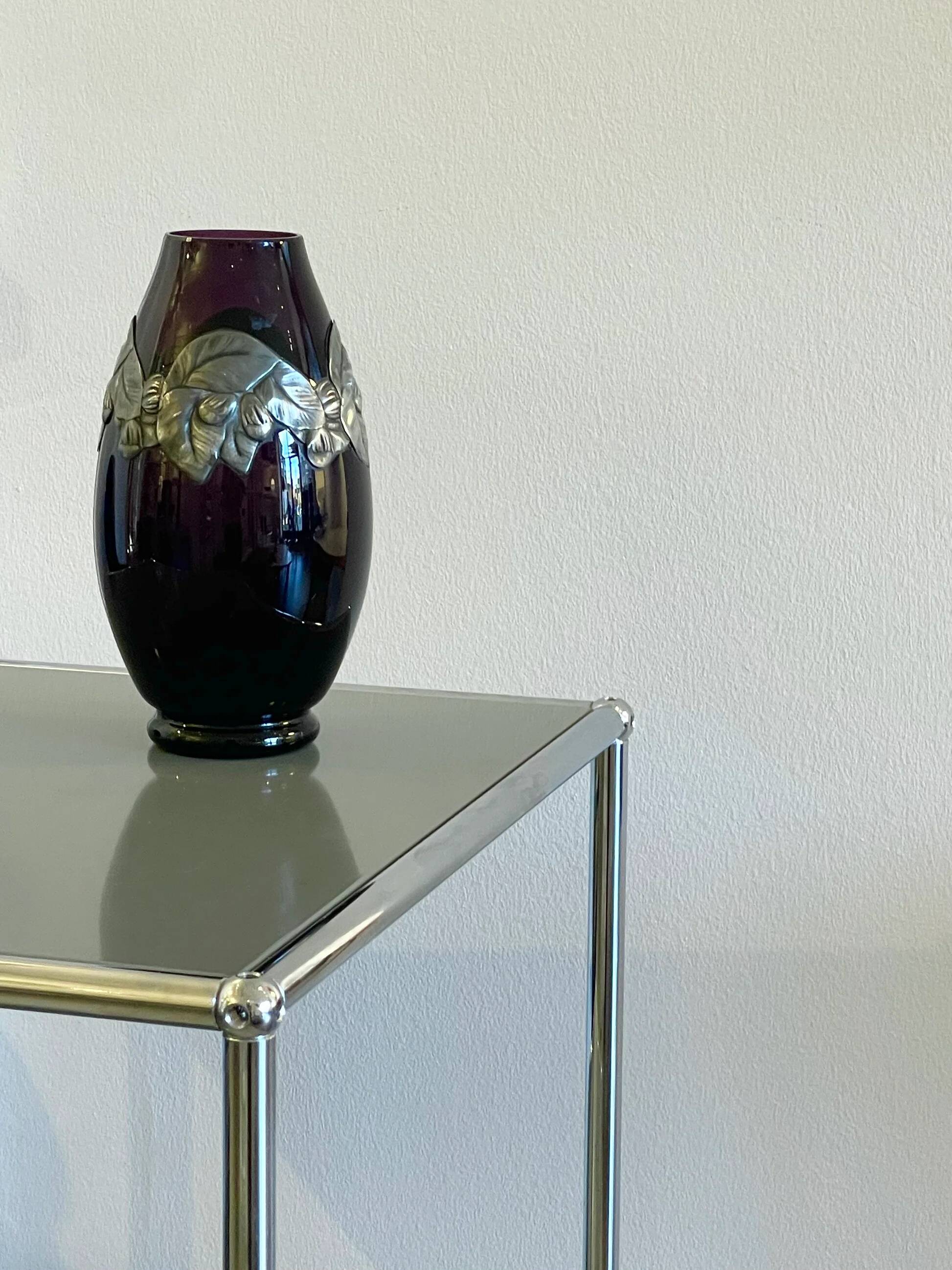 Vase en verre