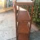 Étagère rotin et bambou vintage