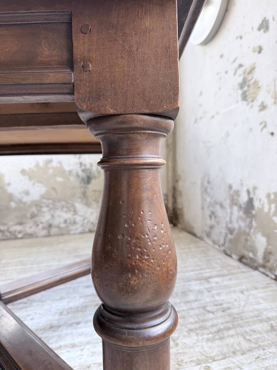 Oak table in Louis XIV style 1900