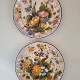 Set of two Bassano plates