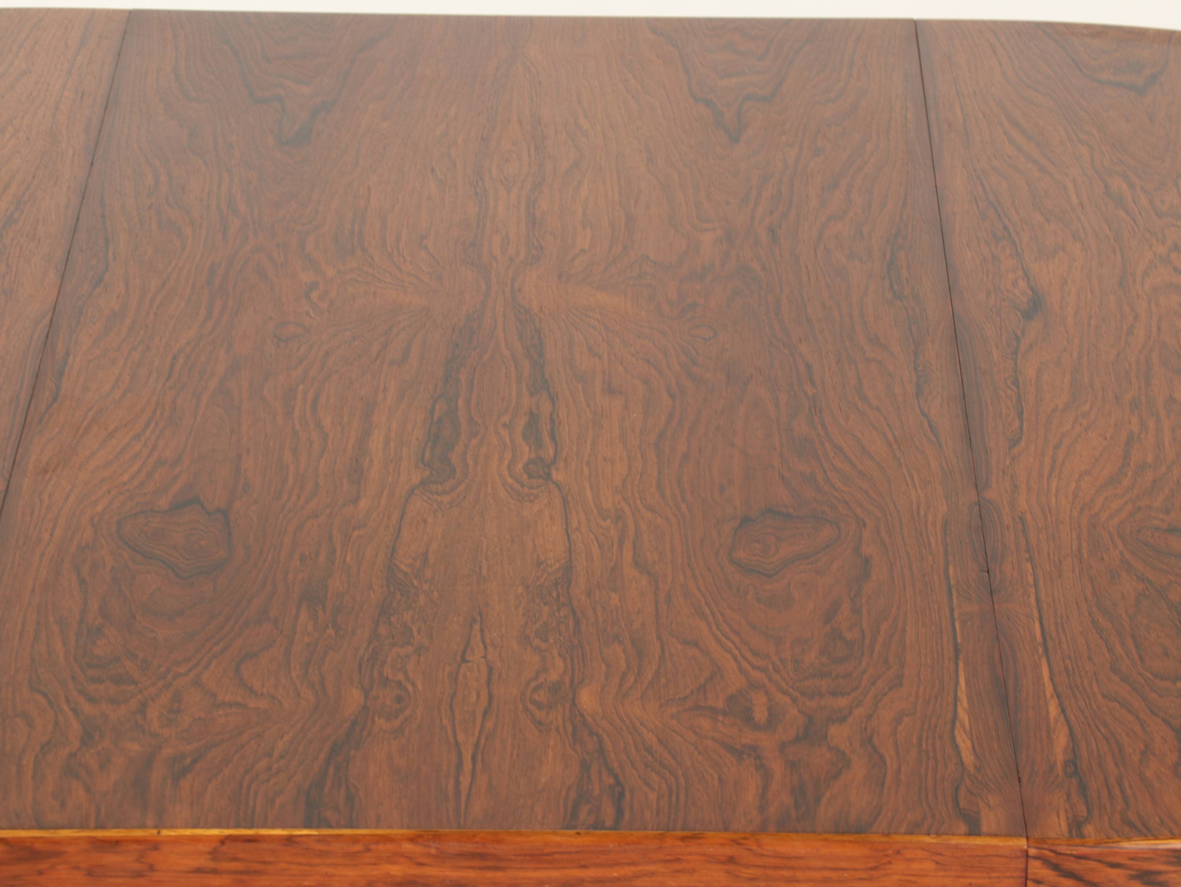 Extendable Rosewood Dining Table Model 56 by Villy Schou Andersen, Denmark, 1960s