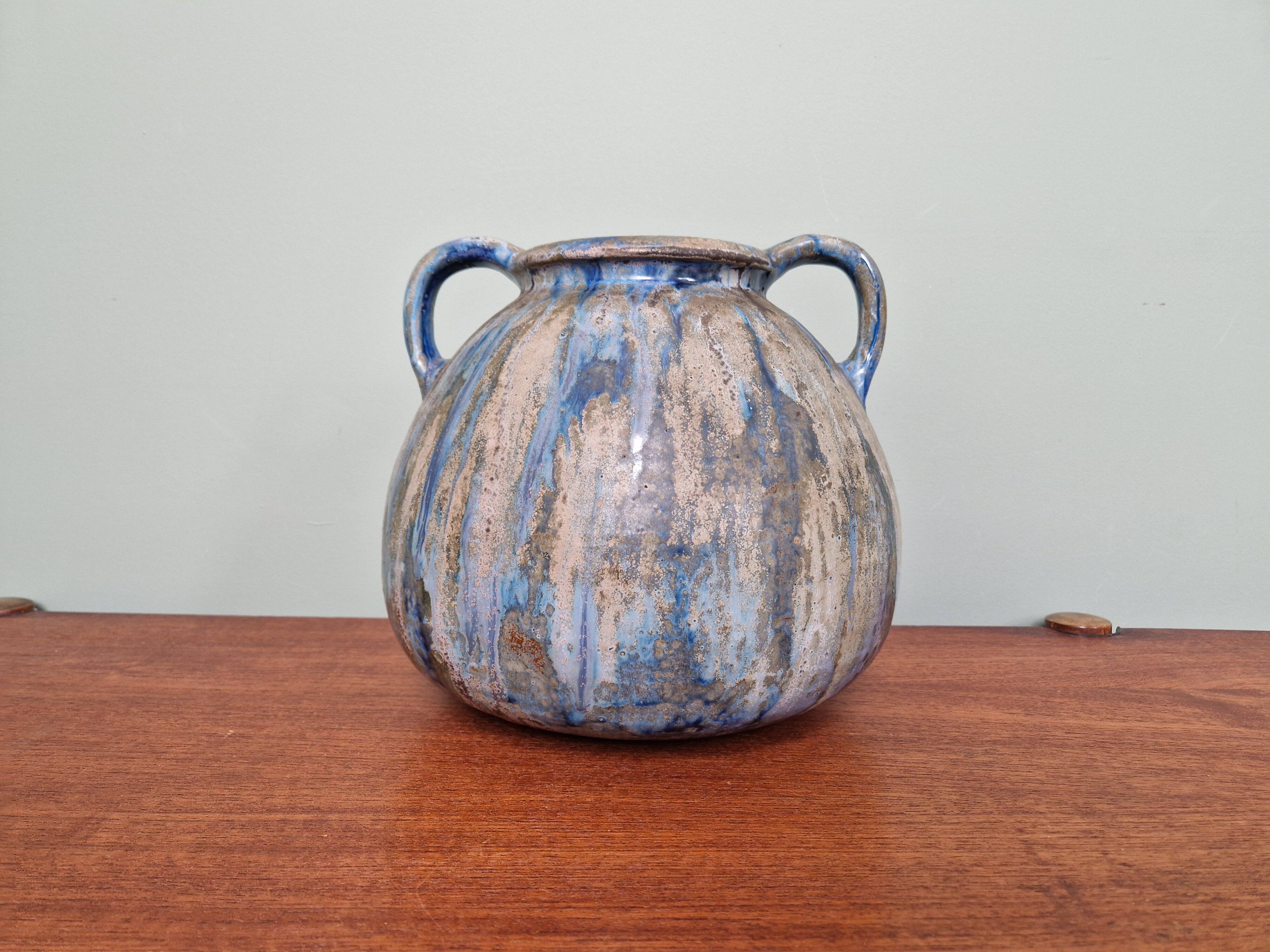 flamed stoneware vase, Roger Guérin (Bouffioulx, Belgium)