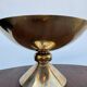 Lampe à poser halogène bronze massif années 80