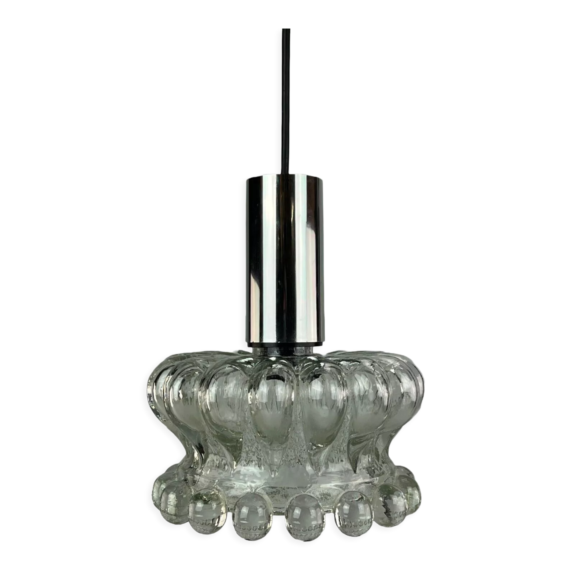 Hanging lamp glass bubble 60/70s
