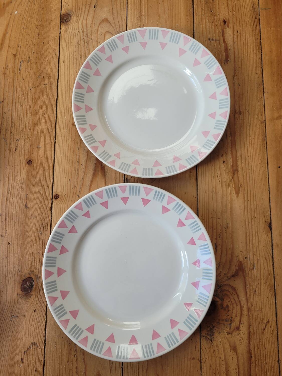 Set of 5 flat plates FB 66 Badonviller