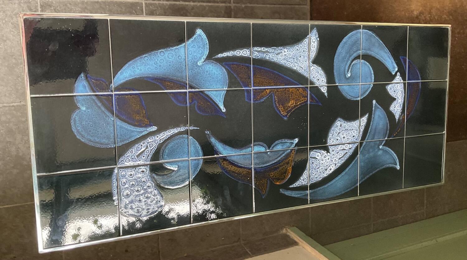 Ceramic coffee table from the 60s/70s.