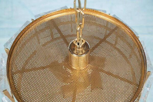 Suspension vintage design Orrefors Suède, Carl Fagerlund