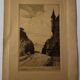 Old engraving, Biarritz, the Devil's Bridge 20th century