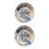 Pair of bread plates Gien
