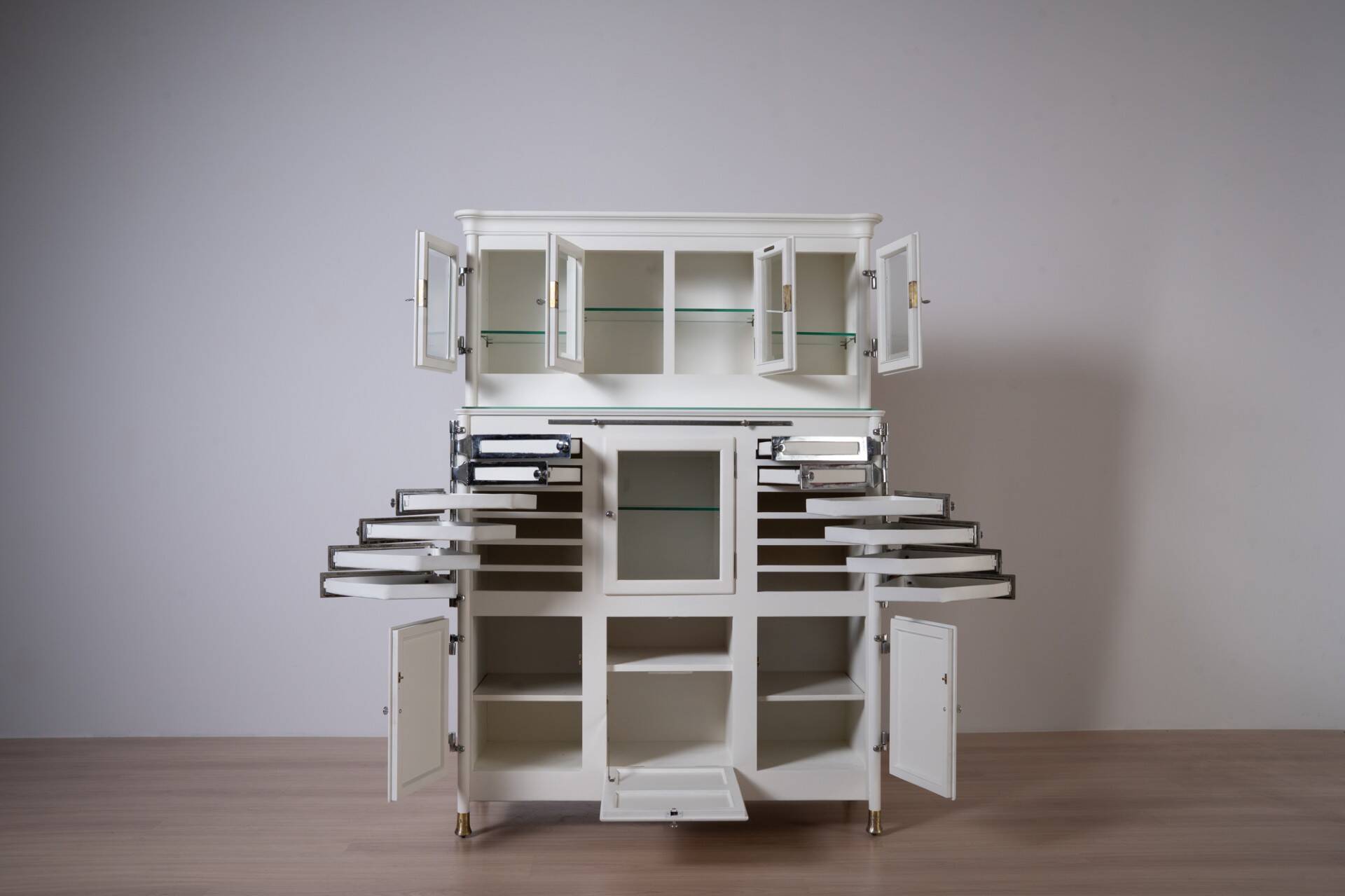 German Dental Instrument Cabinet by Arnold Biber, Pforzheim, Circa 1920