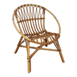 Rattan armchair 60s