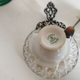 Silver and porcelain cockroaches