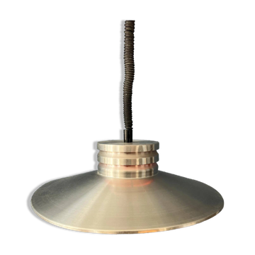 Vintage aluminium space age pendant lamp