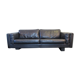 Black leather sofa from Denmark