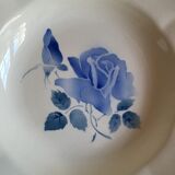 7 vintage deep plates in earthenware from Digoin Sarreguemines