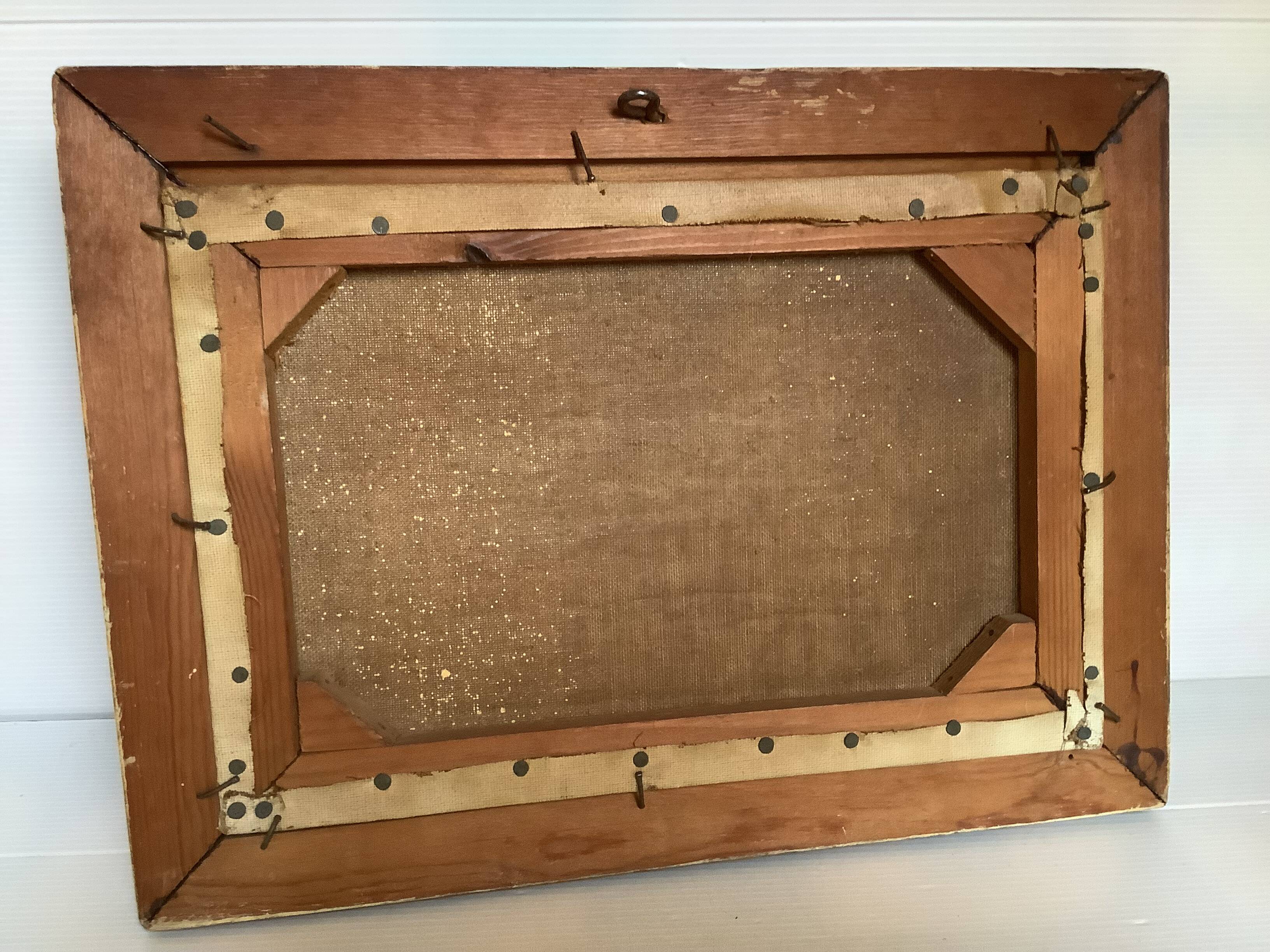 Watermill painting oil on canvas signed