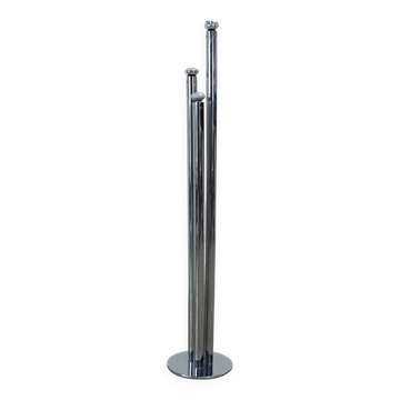 Lampe de sol en chrome italienne