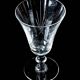 6 verres tulipe taillés 1940