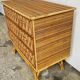Commode en rotin vintage