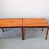 Scandinavian rosewood side tables from Alberts Tibro, 1970s, Set of 2