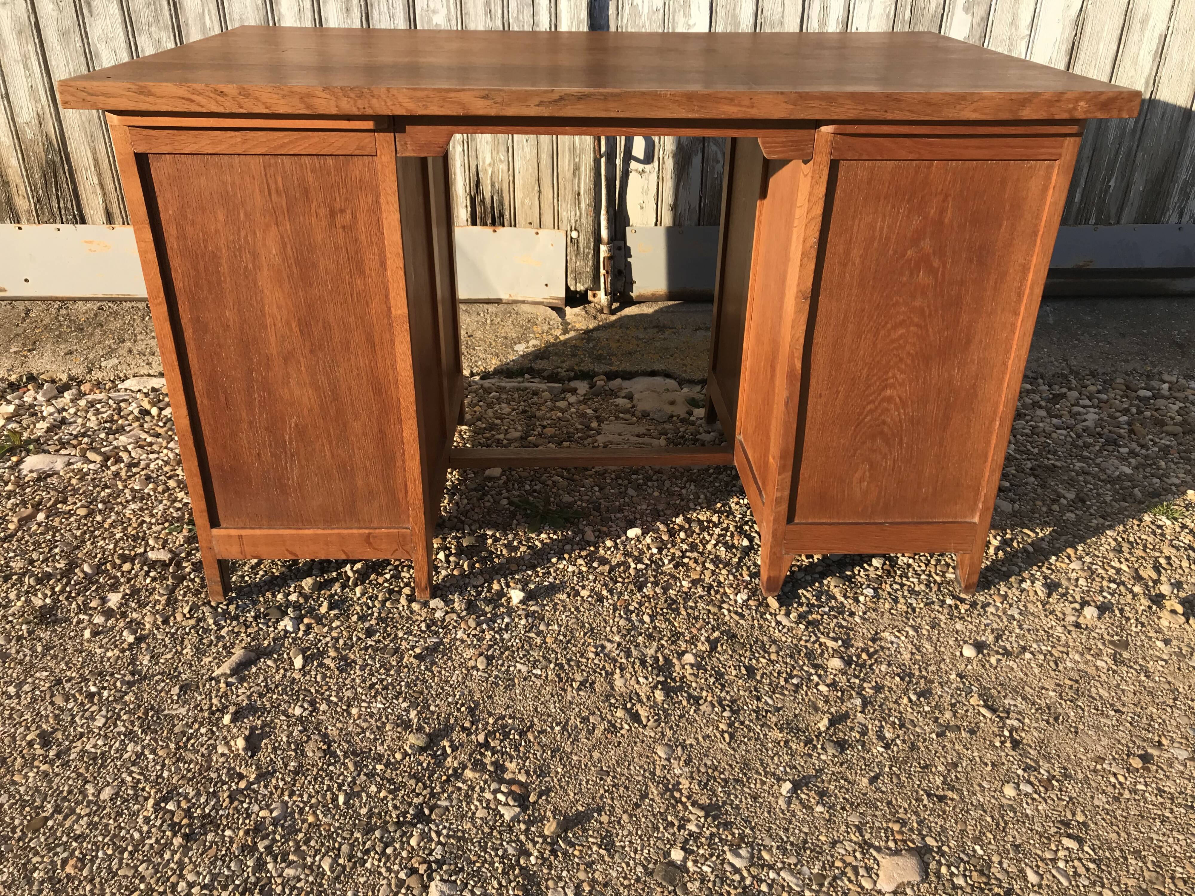 Desk oak administration 1950/1960