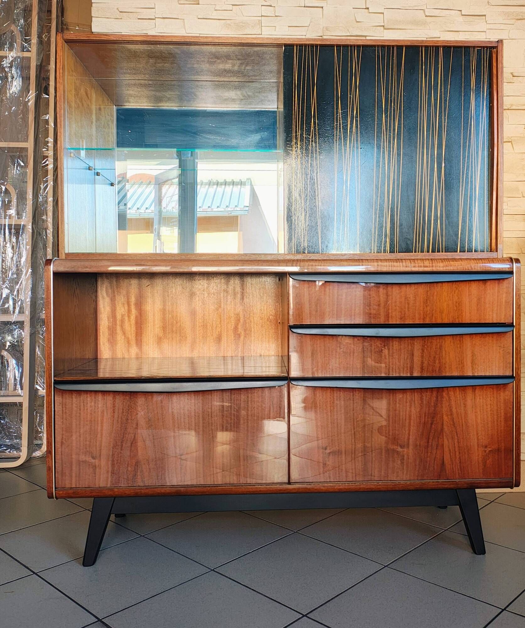 Czechoslovakian Cabinet by B. Landsman for Jitona, 1960s