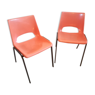 Pair of Robin day chairs
