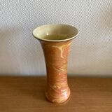 Hippolyte Boulnger marbled earthenware vase from Choisy-le-Roi