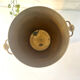 French vintage cloisonne champagne bucket with grape and vine design