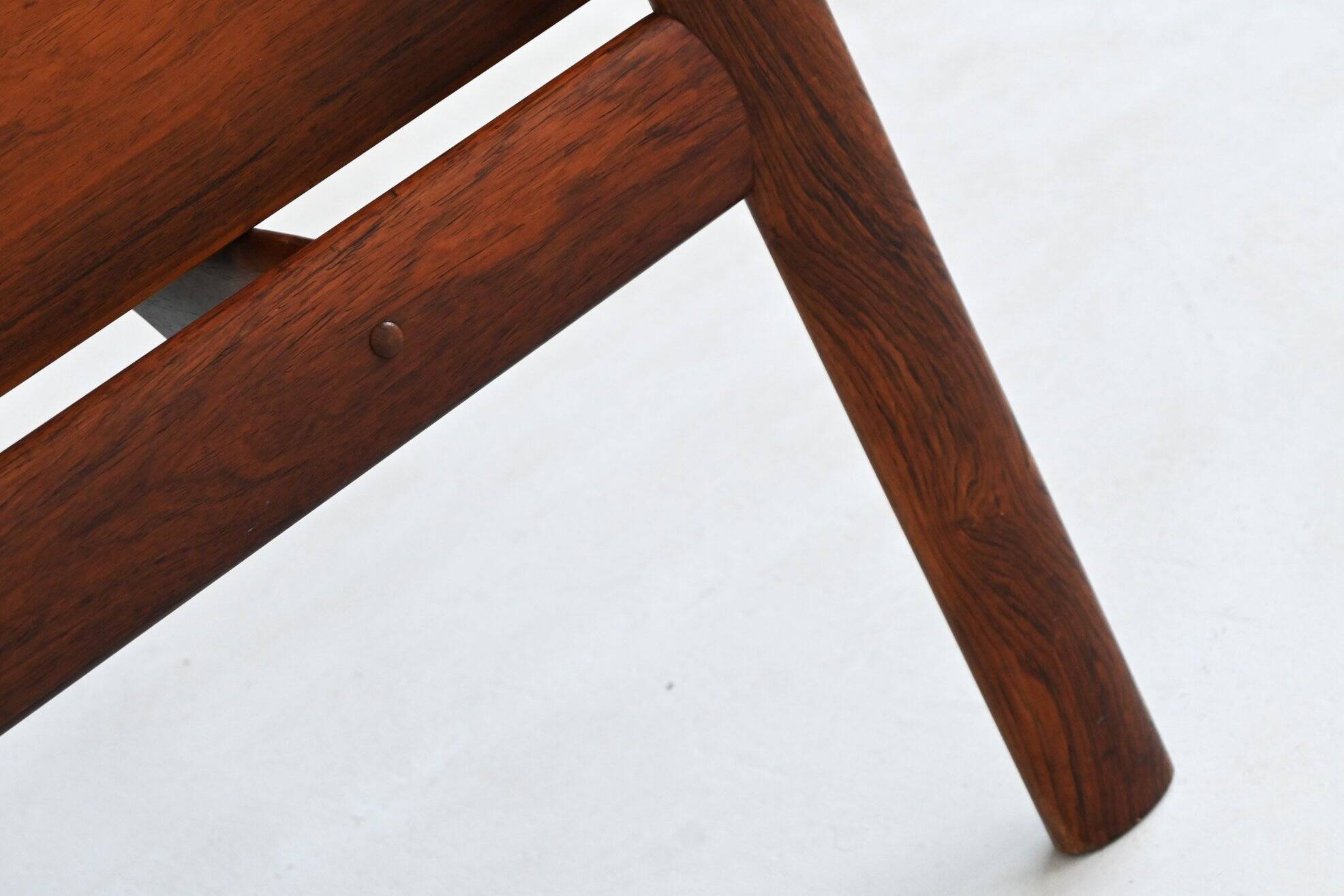 Arne Vodder desk in rosewood and leather Sibast Denmark 1960