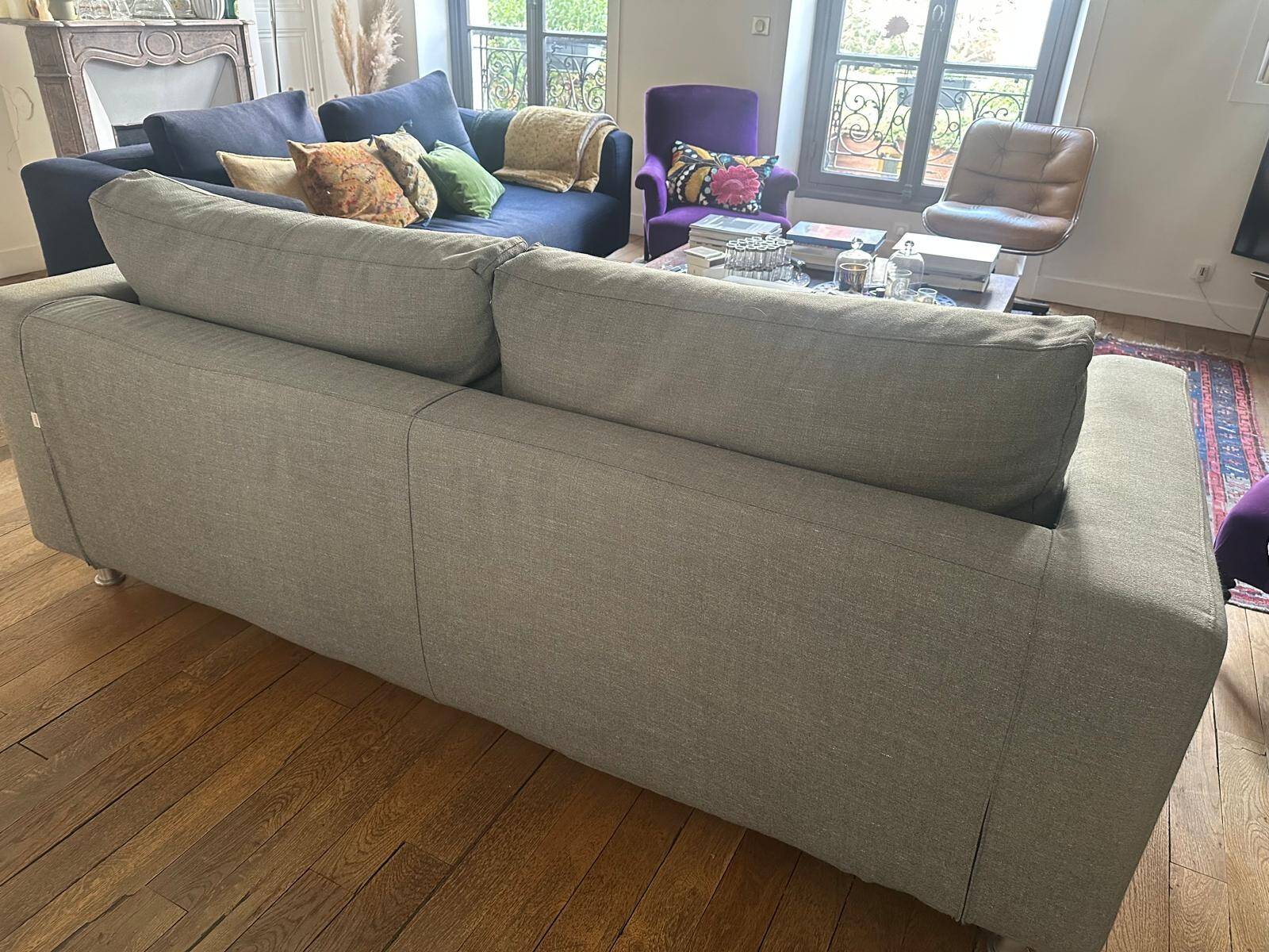 Contemporary canapé Vibieffe fabric