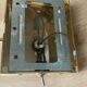 Pair of vintage brass wall lights with adjustable arms.