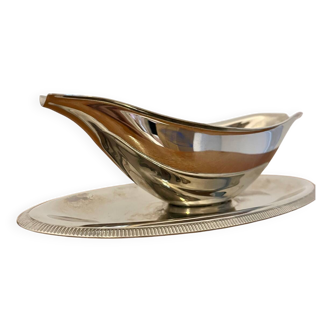 Stainless steel sauce boat