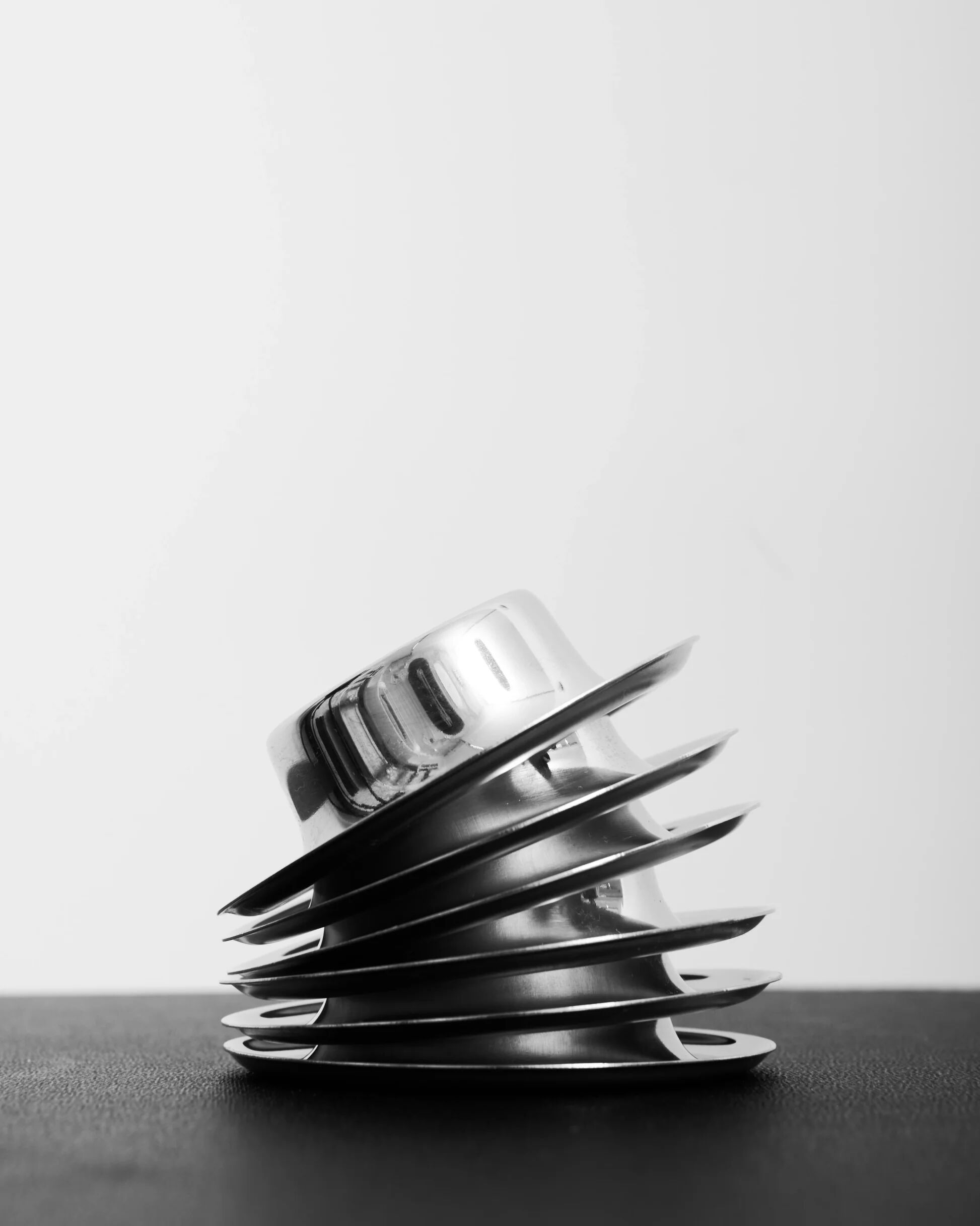 Chrome egg cup, 1970s