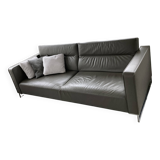 Urban Canapé – Didier Gomez for Ligne Roset – Anthracite grey leather