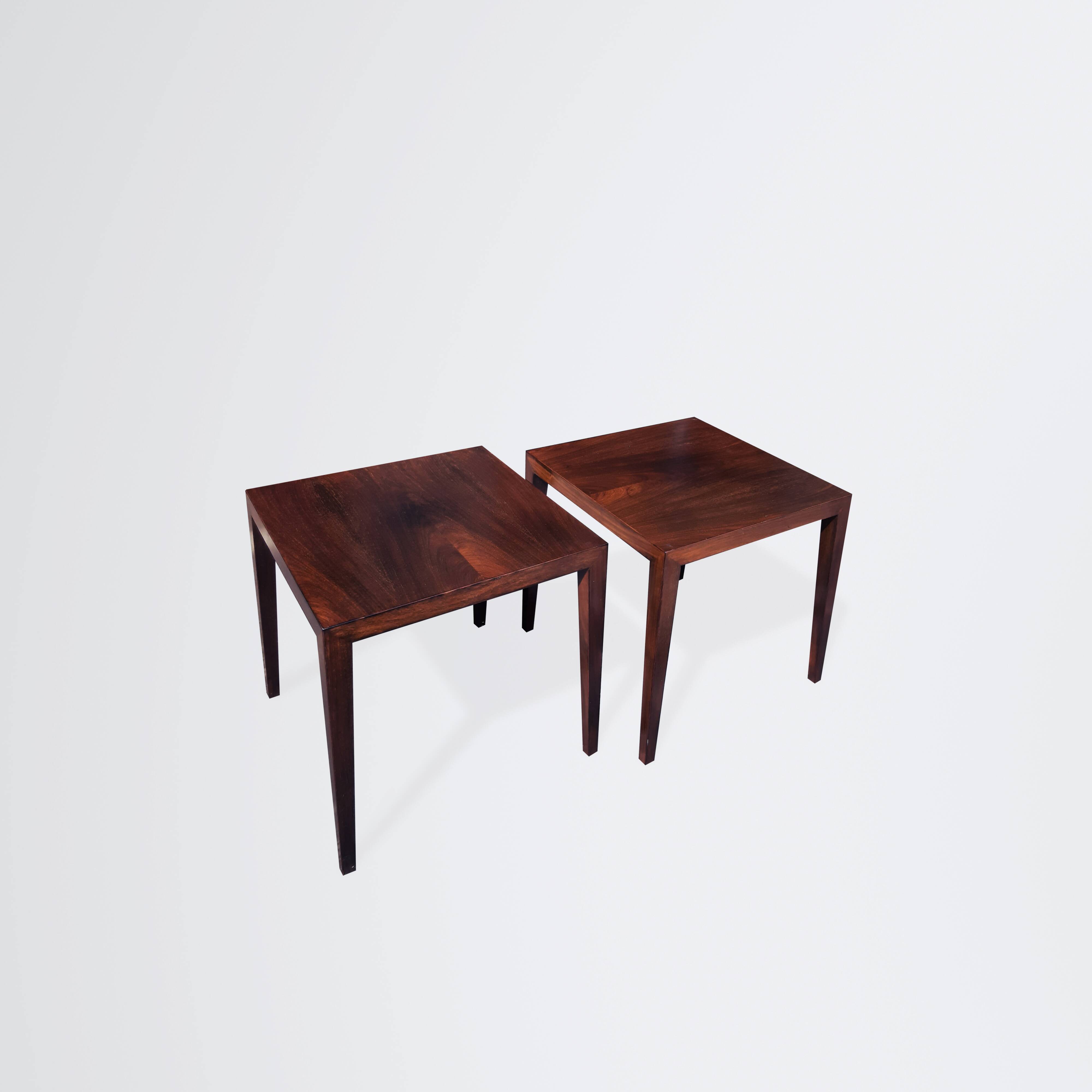 Pair of side tables model no 162 by Severin Hansen (Danish, 1903 - 1979)