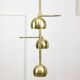 Vintage Italian Brass Ceiling Chandelier