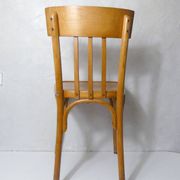 Ancienne chaise bistrot Baumann en bois courbé