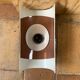 Plexiglas and metal wall lamp