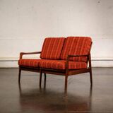 Scandinavian two-seater bench