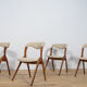 Chaise modèle Sonja  par Johannes Andersen pour Vamo Sonderborg, 1960s, Set de 4