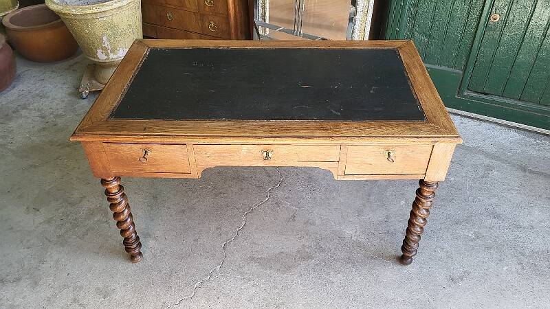Desk with 3 drawers louis philippe from the 19th century