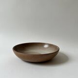 small salad bowl / deep dish in enamelled stoneware, France 1970