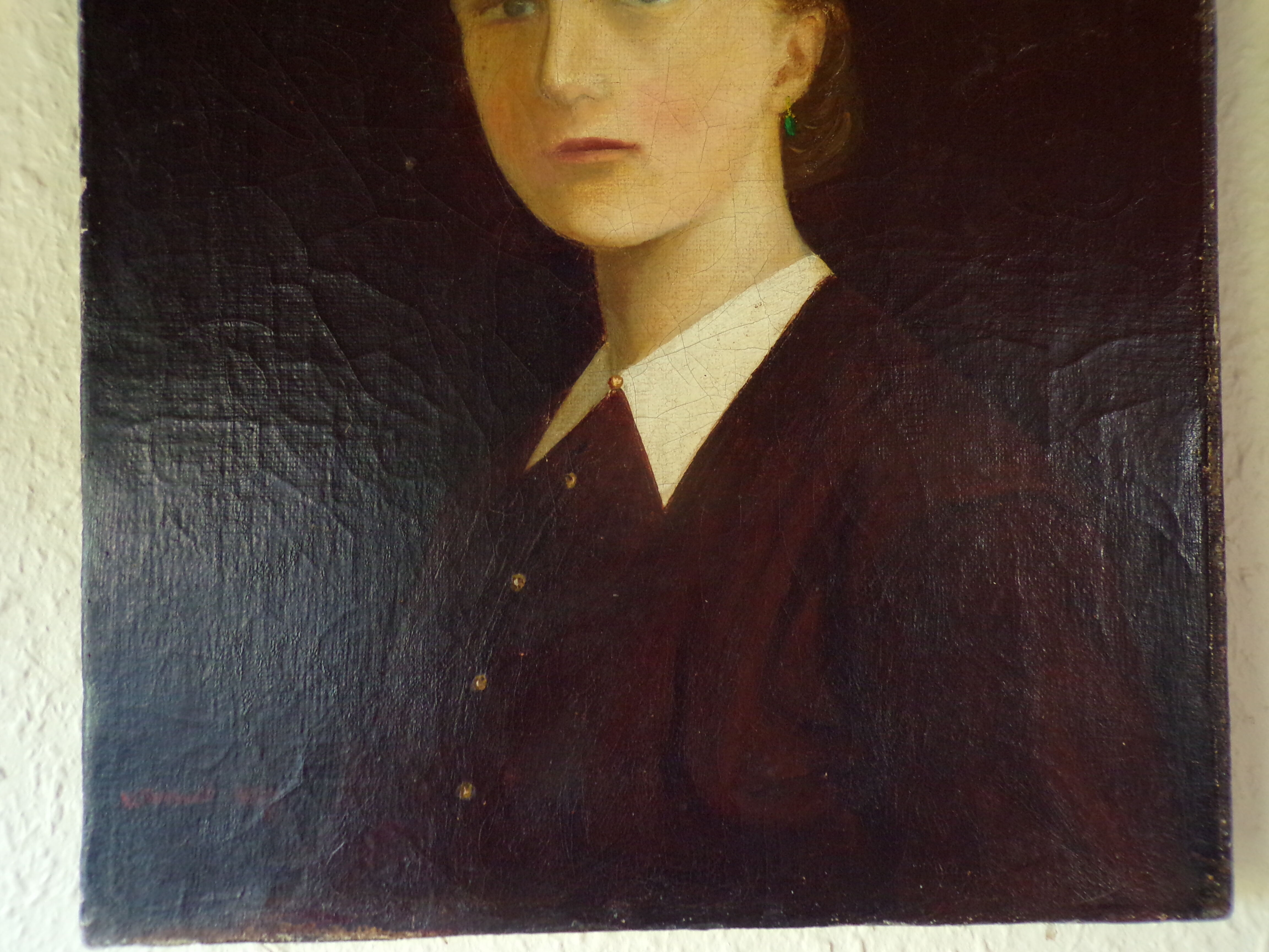 Young woman portrait, 1900