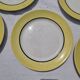 Set of 7 Flat Plates Plus 2 Dishes Ingrid Sarreguemines Digoin Model