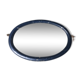 Miroir ovale "art déco" 68x48 cm