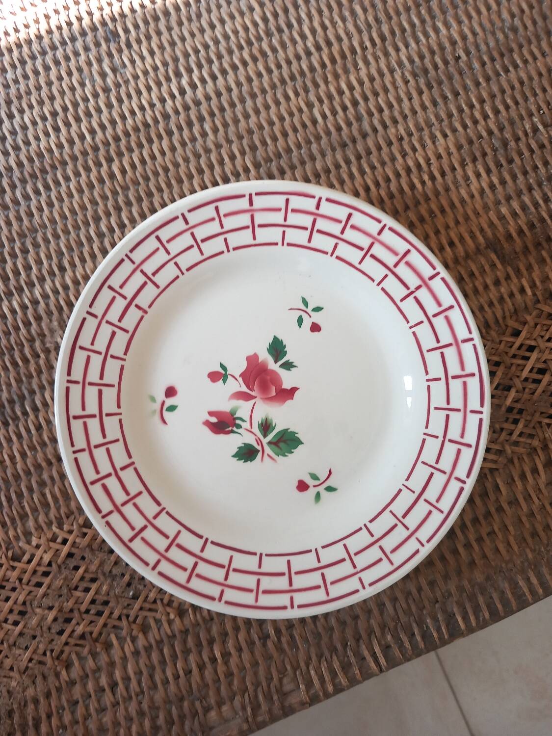 Dessert plates Digoin Sarreguemines