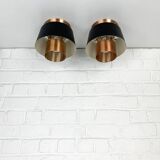 Pair of Tivoli Jørn Utzon ceiling lights for Nordisk Solar Denmark, 1950-60s