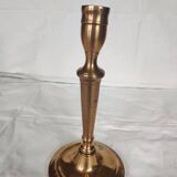 Candlestick candle holder on bronze base